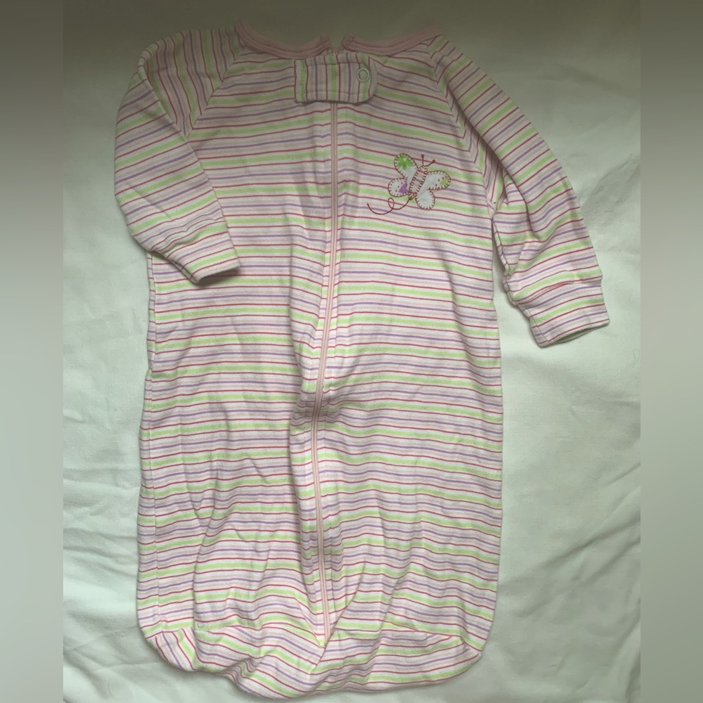 SpaSilk O/S pink striped sleep sack